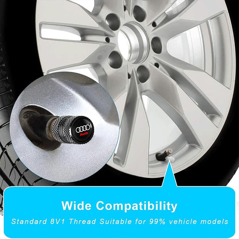 TACOMA Tire Valve Stem Cap Cover for GMC AT4 Sierra