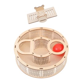 Totority Hamster Maze Toy Tunnel and Climbing Wooden Labyrinth Activity Toy for Small Pets Fun Exercise for Hamsters Guinea Pigs and Other Small Animals