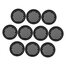 MERRYHAPY 10pcs Stainless Steel Soffit Vents for Cabinet Ventilation Air Vents for Closet Shoe Cabinet and Wardrobe Sleek Design for Moisture Control