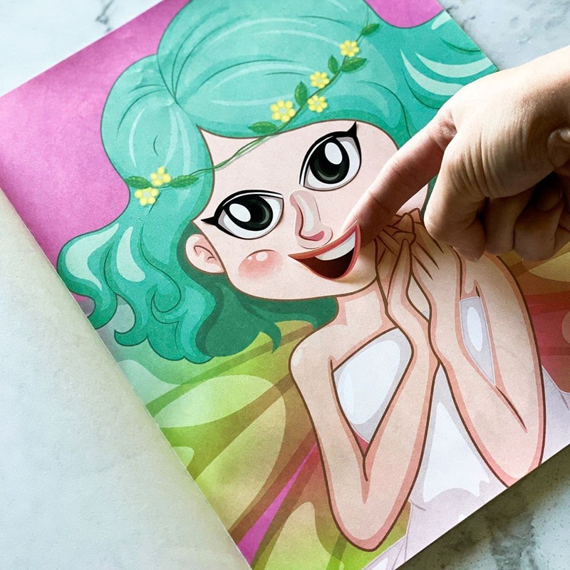 Paper Craft Funny Face Sticker Activity Book
