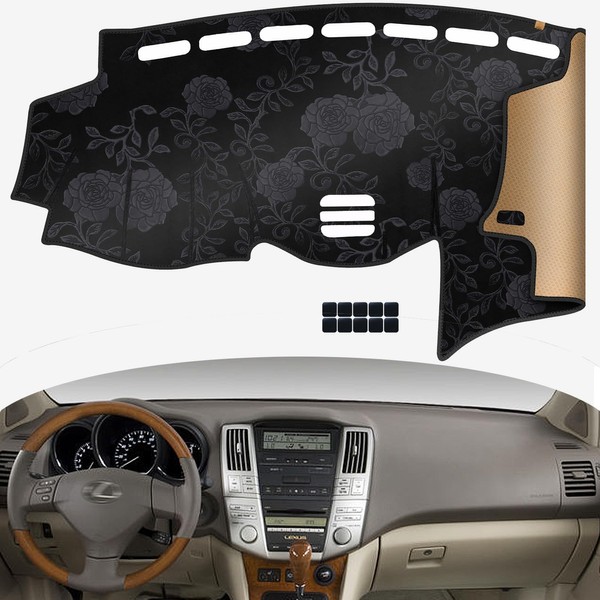 QUYDDC Upgrade New Materials Flannel Dashboard Cover Fit for 2004-2009