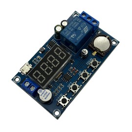 Rea time Timing Relay Module Switch Control Clock Synchronization Delay Timer Module 24H Timing 5 Time Periods by DIY