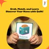 Color Pencil Quilt Flashcards: Educational Game for Toddlers to Learn