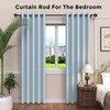Short Curtain 30 inch,Thick Tube, Never Bend, Adjustable Length, Diameter