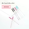 Corconess Skinny Mascara Wands 50pcs Mini Eyelash Brushes Disposable Lash