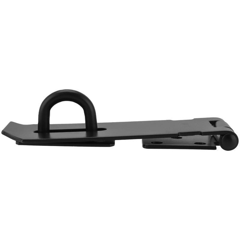 ZOENHOU 6 Pack 4 Inch Door Hasp Latch Locks, Black