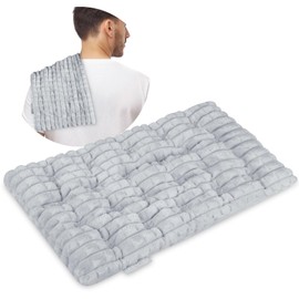 REVIX Microwave Heating Pad, 8 * 14" Flaxseeds Heating Pads Microwavable Moist Heat Therapy for Muscle, Joints, Neck Shoulder, Weighted Hot Pack Warm Compress