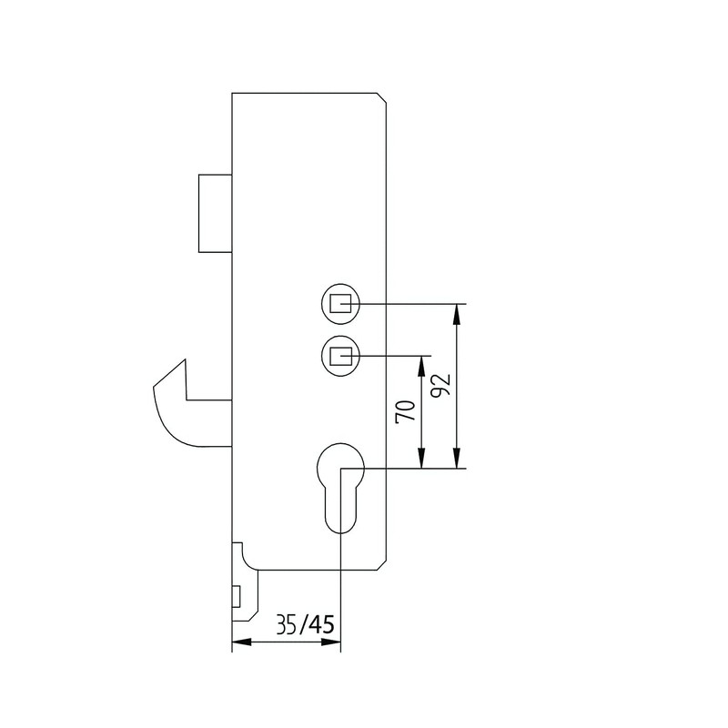 WindowParts WP Original Asgard Centre Lockcase Gearbox - Composite and