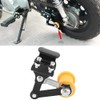Motorcycle Adjuster Chain Tensioner, Universal Adjustable Motorcycle Chain Adjuster Tensioner(Black)