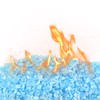 LePe Crushed Fire Glass,Broken Glass，Decorative for Resin Art, Fire Pits,