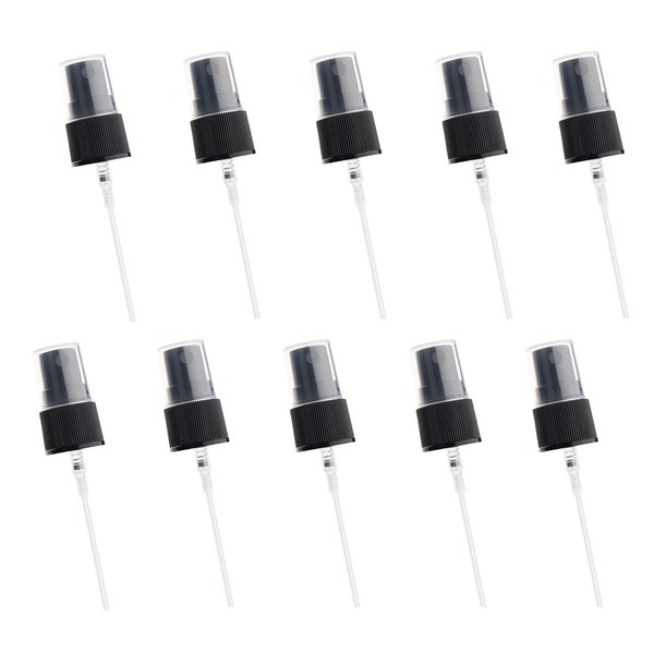 12PCS 20mm Black Spray Top Fine Mist Sprayer Plastic Spray