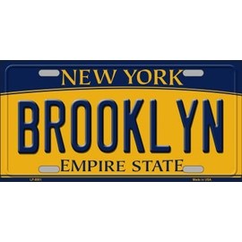 Brooklyn New York Novelty Metal Novelty License Plate Tag LP-8951