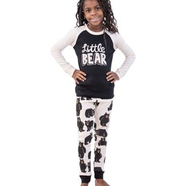Lazy One Matching Family Pajama Sets for Adults, Kids, and Baby (Family Bear)