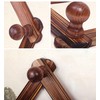 YUEMING Accordion Wall Hanger, 10 Hooks Coat Rack Holder, Expandable