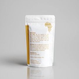 Roselle Naturals Qasil Powder Face and Hair Mask, 100% Natural, Organic African Beauty Treatment (20 grams)