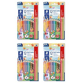 Staedtler Noris Jumbo Colouring Pencils (Pack of 4)