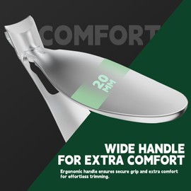 VANWIN Toenail Clippers for Seniors Thick Toenails, Upgrade Angled Head Large Toe Nail Clippers for Men with 15mm Wide Jaw Opening, Sharp Heavy Duty Fingernail Clipper Nail Cutter with Catcher Silver