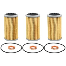 3PCS 31726-28X0A Oil Filter Compatible with 2013-2019 Nissan Altima Maxima Murano Sentra Versa Trans Oil Filter Assy with Gasket & Drain Plug Washer Replaces 31726-3JX0A