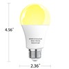 mfxmf 2 Pack LED Grow Light Bulbs A19 Bulb, Full