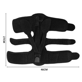 MEMOFYND Night Splint for Plantar Fasciitis, Adjustable Plantar Fasciitis Splint, Suitable for Foot Suspension Correction Braces, Support Bands, Heel Tendonitis, Ankle and Foot Pain (Black)