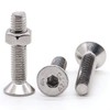 Glvaner M6-1.0 x 16mm Flat Socket Head Cap Screws and