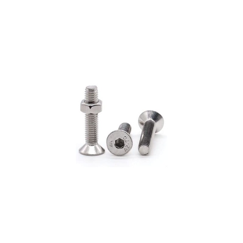 Glvaner M6-1.0 x 16mm Flat Socket Head Cap Screws and