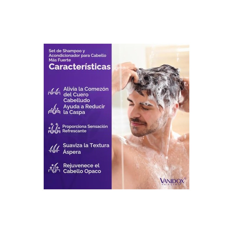 Champú y acondicionador Tea Tree Lavender Mint con aceite de