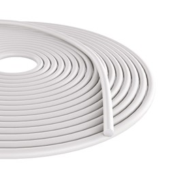 Storystore Backer Rod, 1/4" Diameter x 32.8' Length White EPDM Rubber Caulk Saver for Gaps and Weather Stripping Door Seal, Concrete Expansion Joint Filler