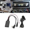 Bluetooth AUX Adapter, Car Radio Microphone with AUX Audio Cable