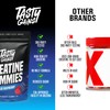 TASTY GAINS Creatine Infused Gummies, 90g of Creatine, Non-GMO, Vegan