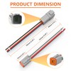 Flytuo Deutsch DT 6 Pin Connector 2 Pack - Waterproof