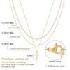 ASCOMY Layered Necklaces for Women Dainty Gold Necklace 14K Gold