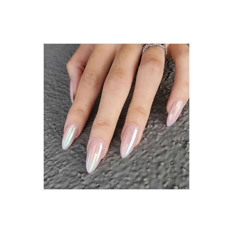 24 Pz, Kit De Uñas Postizas Largas Con Kit De