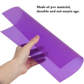 TIMESET 24Pcs 8.5 x 11 Inch Transparent Color Correction Lighting Gel Filter - Colored Gel Light Filter Plastic Sheet - 8 Assorted Colors