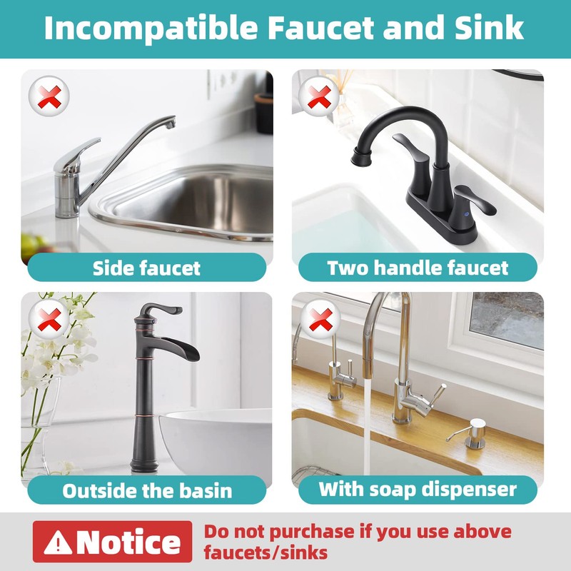 PoYang 2 Pack Kitchen Sink Splash Guard: Short Sink Faucet