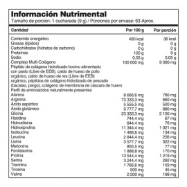 Multi Colágeno Hidrolizado En Polvo Codeage Sin Sabor 567 Gr