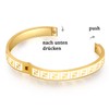 Gold Bracelet Women's Dupe Bangle Bracelets Dupes Gold Bracelets Waterproof