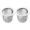 ZEROJAPAN P-MI-2 18-8 Stainless Steel Mini Tea Strainer, Set of