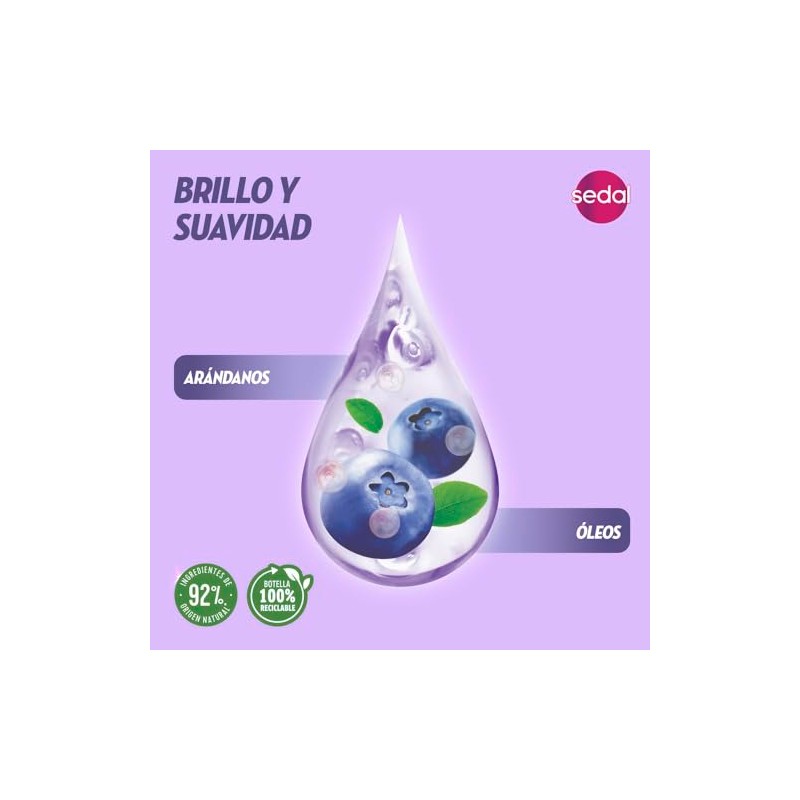 Sedal Crema para Peinar Brillo y Suavidad 300 ml