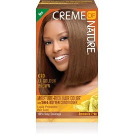 MCreme of Nature Liquid Hair Color, Golden Brown C20