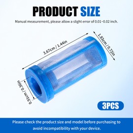 BOXOB 3 Pack WC8-126Z Air Bleed Replacement Kit Compatible with Pentair Sta-Rite Posi-Flo II PTM PTM50 PTM70 PTM100 D.E.P. DEP36 DEP36-1 DEPB51 DEP83 DEP83-01 DEPB83 etc., Pool and Spa Filter Parts