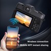 4K 56MP Digital Camera with 3 Inch IPS Touch Screen,