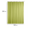 Wenko 20038100 Shower Curtain Textile Anti-Mould 180 x 200 cm
