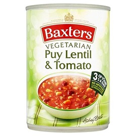 Baxters Vegetarian Puy Lentil & Tomato Soup 400g - Pack of 6