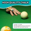 flintronic Billiard Chalk, 6 Pieces Snooker Chalk, Pool Cue Cube,