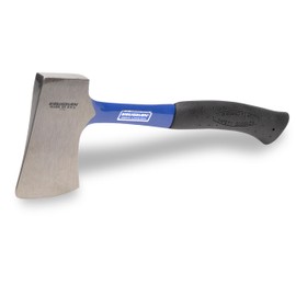 VAUGHAN Steel Handle Camp Axe, Made in The USA, Shock Absorbing, Slip-Resistant Grip, Included Sheath, VN33402