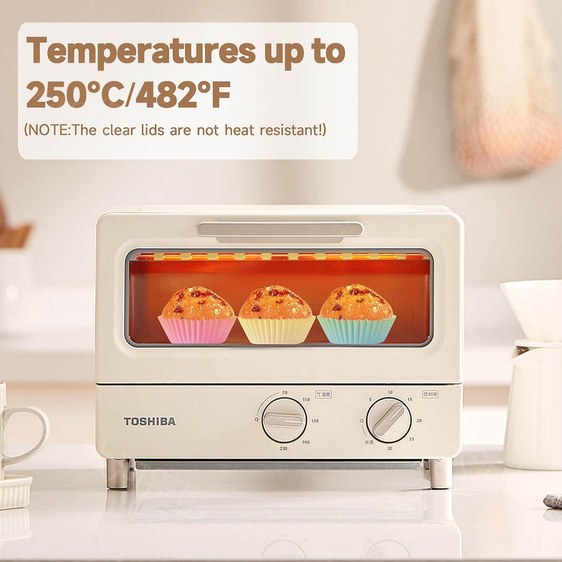 xlloest 400 x Mini Rainbow Cupcake Cases Muffin Cases Paper