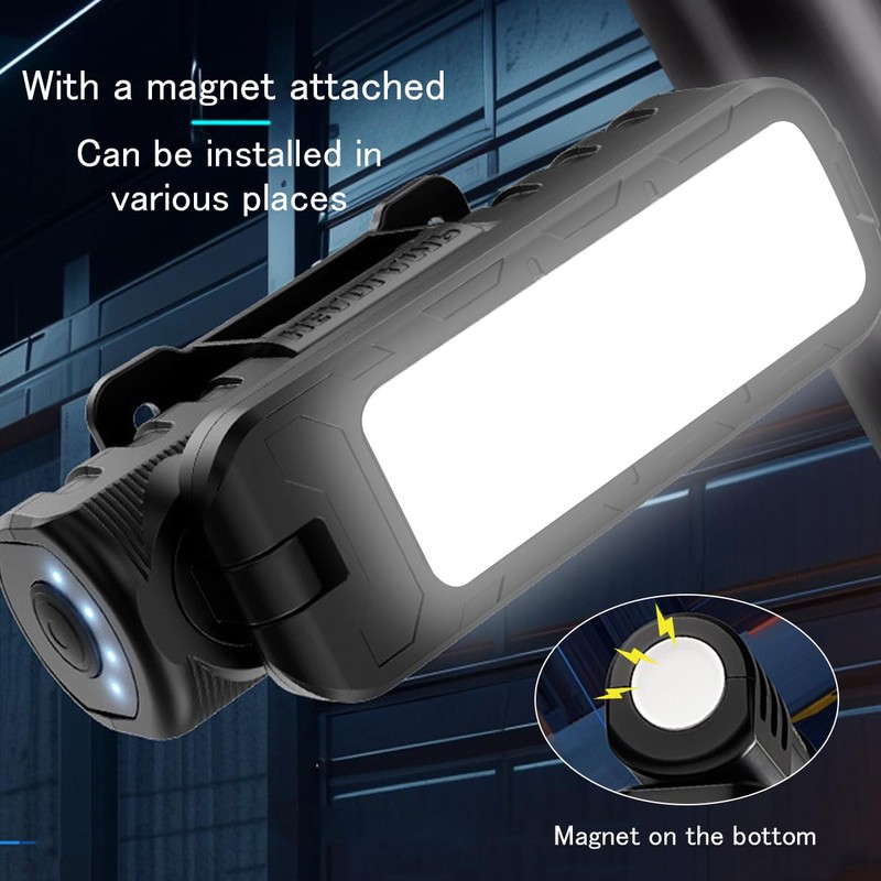 Rechargeable LED Work Light BBQ Grilling Accessories with Magnetic Base,