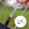 BOXOB 12pcs 4-Way Tyre Valve Stem Core Tool, 4 in