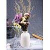 Ceramic White Small Vase, Dry Flower Vases Minimalism Style for